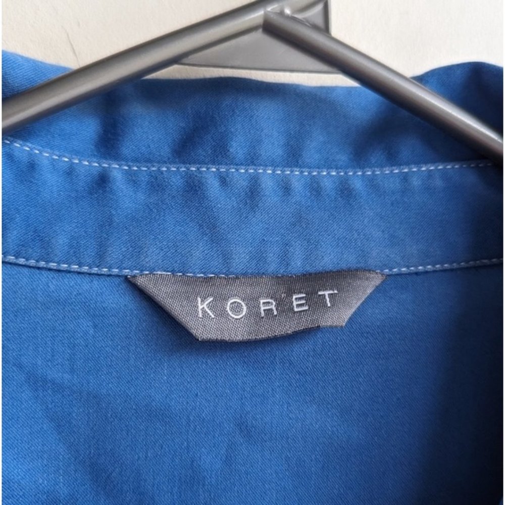 Koret blue button down light jacket - Picture 5 of 6